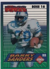 BARRY SANDERS 1994 Collector's Edge Boss Squad #16 Lions