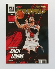 Zach Lavine 2022-23 Panini Donruss NET MARVEL Press Proof Gold 