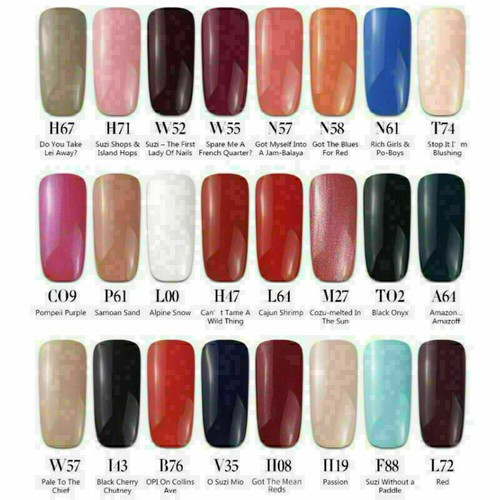 240 COLORI OPI Gel Colore Immergiti LED/UV Scegli il tuo colore smalto gel 0,5 once 100% - Foto 7 di 247