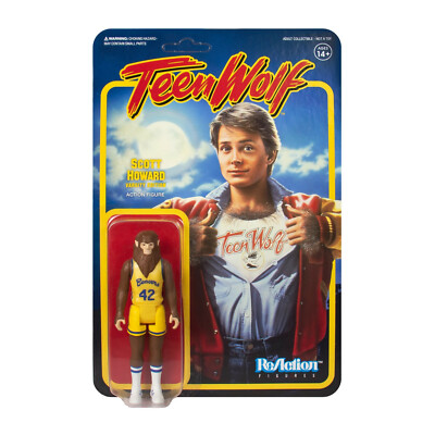Teen Wolf Basketball Michael J Fox 1985 Retro 3 3/4 Inch ReAction