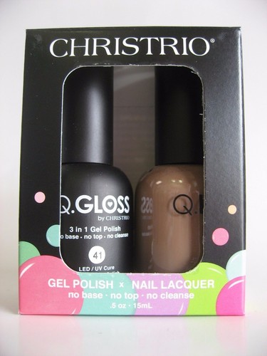 Q GLOSS Christrio Duo 3 IN 1 Soak-Off Gel w/Polish No Base, Top or Cleanse Pt 1 - Picture 38 of 54