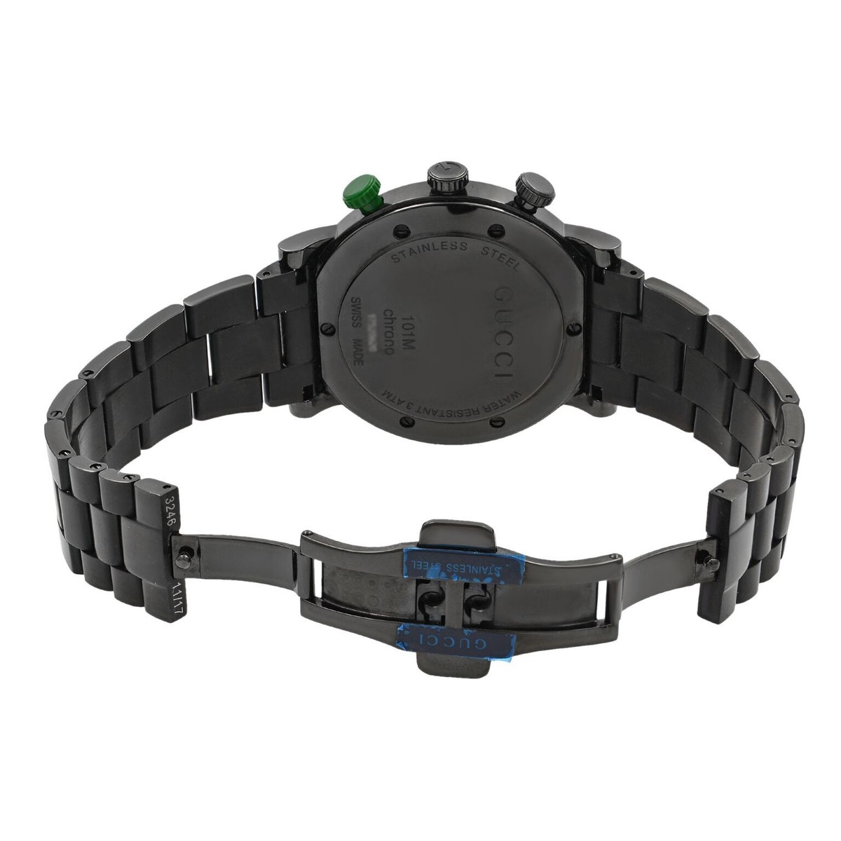 Buy Gucci G-Chrono Black Dial PVD Stainless Steel Quartz Mens
