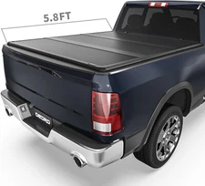 5.8FT Hard Tri-Fold Tonneau Cover For 2019-2026 Chevy Silverado GMC Sierra 1500