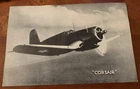 Corsair Naval Fighter - WWII 8" x 5" Black and White Photo