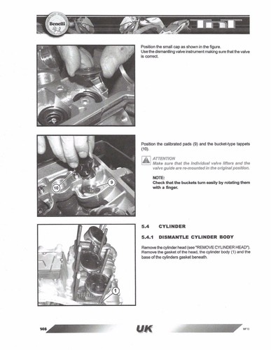 Benelli Service Workshop Manual TNT 1130 - Picture 2 of 12