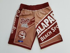  Pantaloncino Beach Volley Made in Italy Colore Bordeaux/Bianco