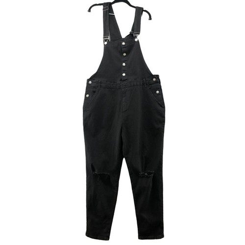 SHEIN Curve Overalls Size 1X Black 