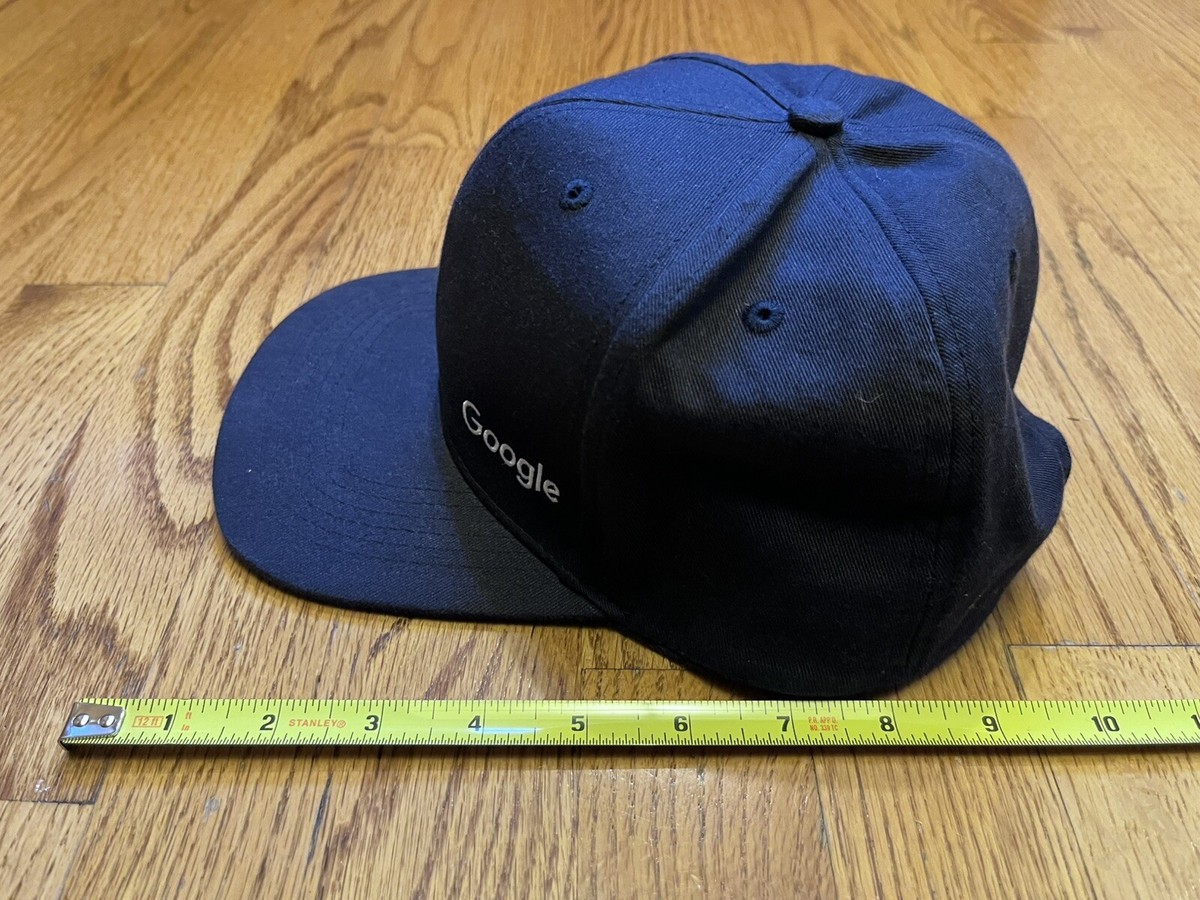 Google Embroidered Logo BASEBALL CAP Black Adult Unisex Hat Cap
