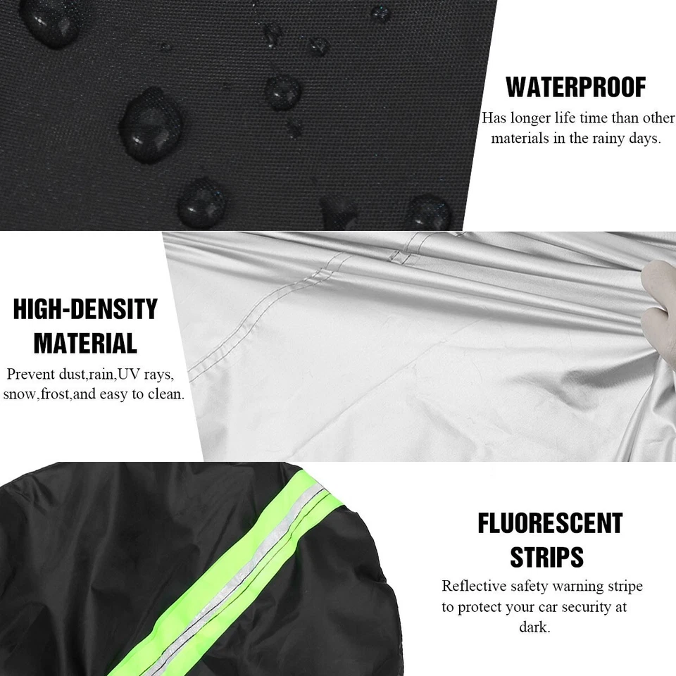 5 Layers Car Cover For 2 Door Jeep Wrangler CJ YJ TJ & JK Jeep Rain Cover Sun - Image 2 of 4