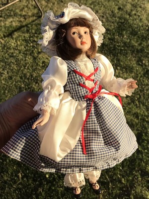 little miss muffet porcelain doll