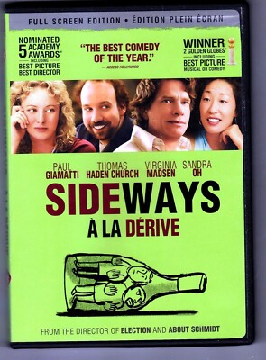 Sideways (DVD, 2009, FULL SCREEN) **BRAND NEW** FACTORY SEALED***
