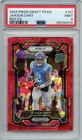 2024 Panini Prizm Draft Jaxson Dart RED ICE PRIZM Rookie RC #147 PSA 9 GIANTS