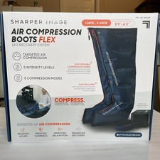 Sharper Image Air Compression Boots Flex Large/X-large