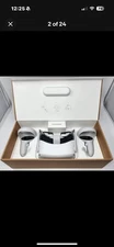 Meta Quest 2 VR Headset Bundle, Elite Strap box, Case, two controllers, IR Light