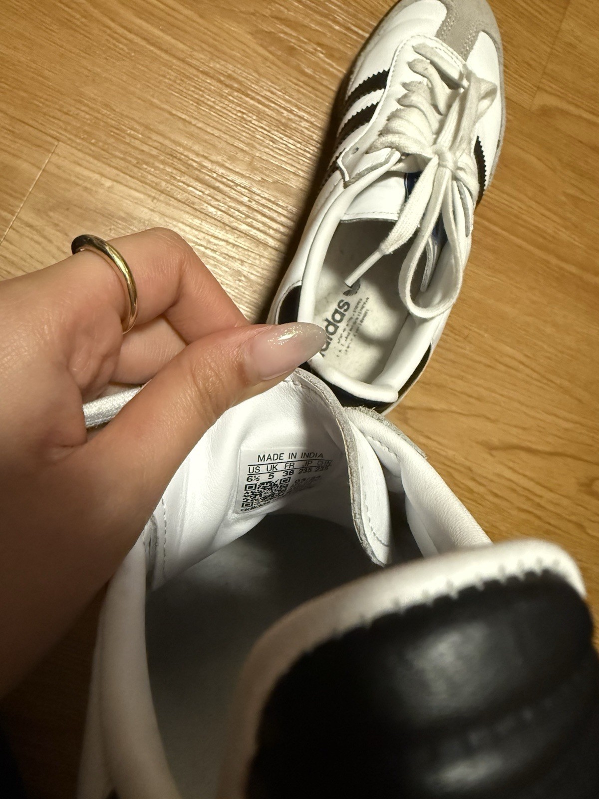 adidas Samba OG White Black Sneakers 