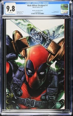 Wade Wilson Deadpool #1 CGC 9.8 BTC Suayan Gold Convention Variant Cover COA 500