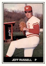 1982 Waterbury Reds TCMA #8 Jeff Russell - NM Baseball Card
