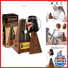 Tempi Mechanical Metronome Plastic Brown Grain Veneer