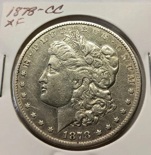 1878-CC XF Morgan Silver Dollar