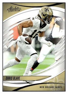 Chris Olave 2025 Panini Absolute #4 New Orleans Saints Football *317