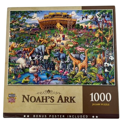 Arche Noah MasterPieces 1000 Teile Puzzle Bonus Poster enthalten vollständig - Bild 1 von 4