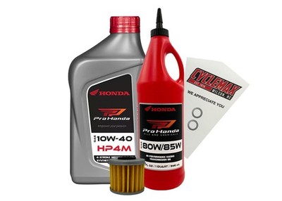 Cyclemax 2006-2014 Honda TRX450ER HP4M Semi Synthetic Oil Change Kit