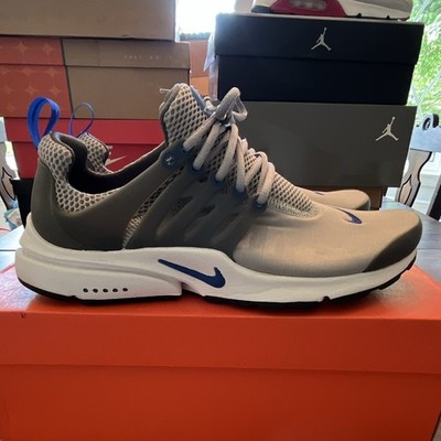 Nike Men's Presto Sneakers Gray/Blue/White/Black Lace Up Rubber
