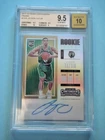 2017/18 Panini Contenders Jayson Tatum Rookie Ticket RC Auto BGS 9.5 Auto 10