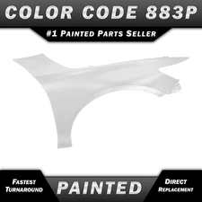 NEW Painted To Match *NH883P White* Front RH Fender for 2018-2022 Honda Accord