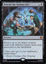 Behold the Sinister Six! 51 Marvel's Spider-Man Magic: The Gathering Foil NM