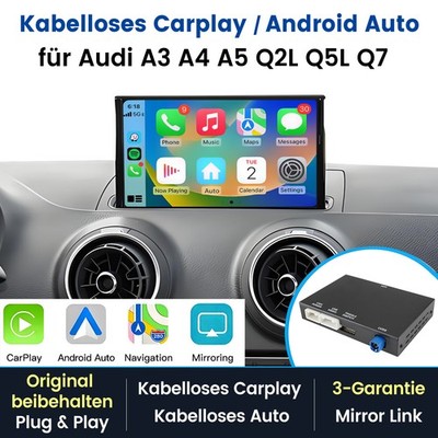 Wireless Apple Carplay Android Auto Interface Für Audi A3 2012-2021 Q2 2012-2021