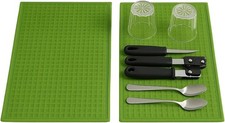 Microfiber Dish Drying Mat Pad Kitchen Counter Reversible Super Absorbent 2 Pack