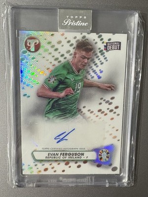 2023 Topps Pristine Evan Ferguson UEFA 2024 Rookie Auto Autograph