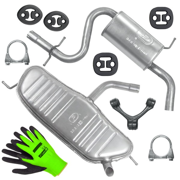 SchalldäMpferset Auspuff FüR Volkswagen Golf 5 V FließHeck 1.6 FSI 2003-11/2008-image
