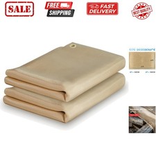 Heavy Duty Fiberglass Welding Blanket，2 Pack 4 x 6ft Fireproof Insulation Bla...