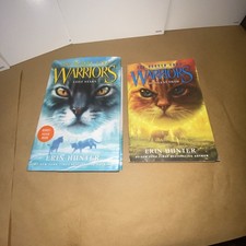 Warriors Broken Code #1 Lost Stars Erin Hunter 1st Edition Hardcover + #2 PB 1st