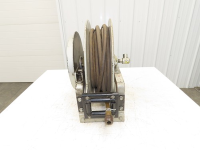 #ad Hannay Reels 716 19 20J SR Retractable Industrial Air Hose Reel 1 2quot; X 35#x27; $175.97