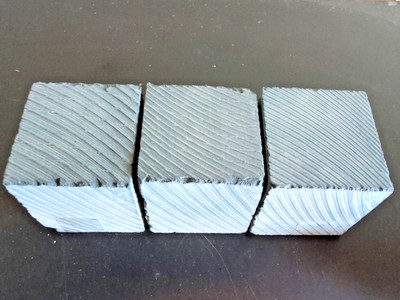 Matsunaga Sharpeing Stone Co.  Block  square 1.75'' -- Osaka, Japan lot of 3 VTG