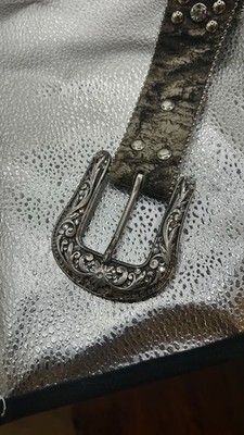 Nocona Womens Real Tree Camo Blingy Cowgirl Belt Rhinestones Buckle 620222‎ Med Nocona Womens Real Tree Camo Blingy Cowgirl Belt Rhinestones  main image 3