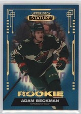 2021-22 Upper Deck Stature Rookies Blue 13/35 Adam Beckman #199 1q2