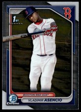 VLADIMIR ASENCIO 2024 BOWMAN CHROME PROSPECTS RC BOSTON RED SOX #BCP-227 1ST