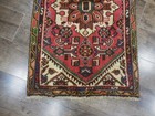 Geometric Turkish Vintage Rug,Turkish HandMade Anatolian Tribal Rug 1.10x3.3 Ft — photo 4