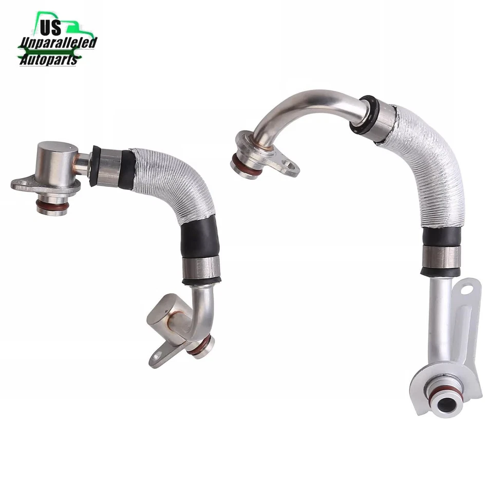1 Pair Turbocharger Coolant Hose For BMW 328i 320i 11538663516 11538663517 US Foto 3 de 4