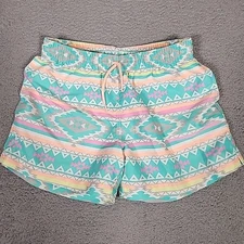 Chubbies Shorts Mens M Pastel Aztec Swim Trunks Drawstring Unlined READ 26x4.5