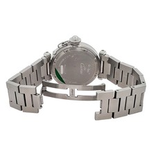 Cartier de Pasha C 35mm Black Arabic Dial Steel Watch 2324 W31043M7 7