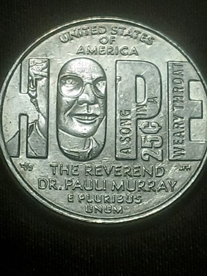 2024 Reverend Dr. Pauli Murray Quarter With Error ''In Cod We Trust''