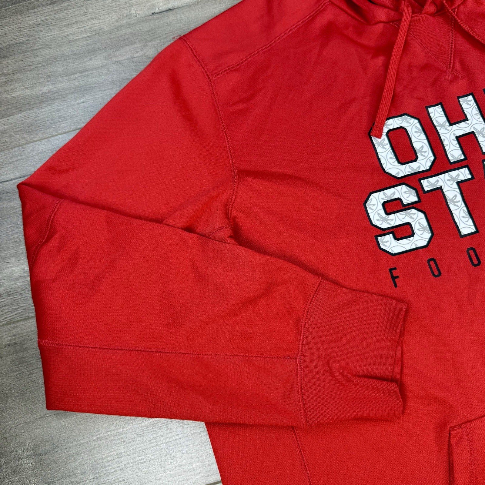 Ohio State University Buckeyes Football Nike Therma-Fit Fleece Hoodie Men's XXL thumbnail 6
