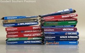 Lot of 18 Assorted Intellivision Games with Boxes - Tested