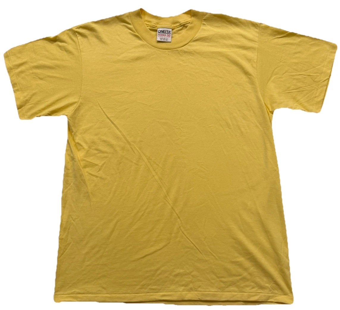 Oneita Basic Tees Vintage T-Shirts for Men for sale - eBay
