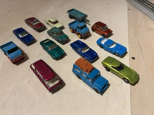 Lot Of 14 Vintage Lesney matchbox cars 1960’s and 1970’s